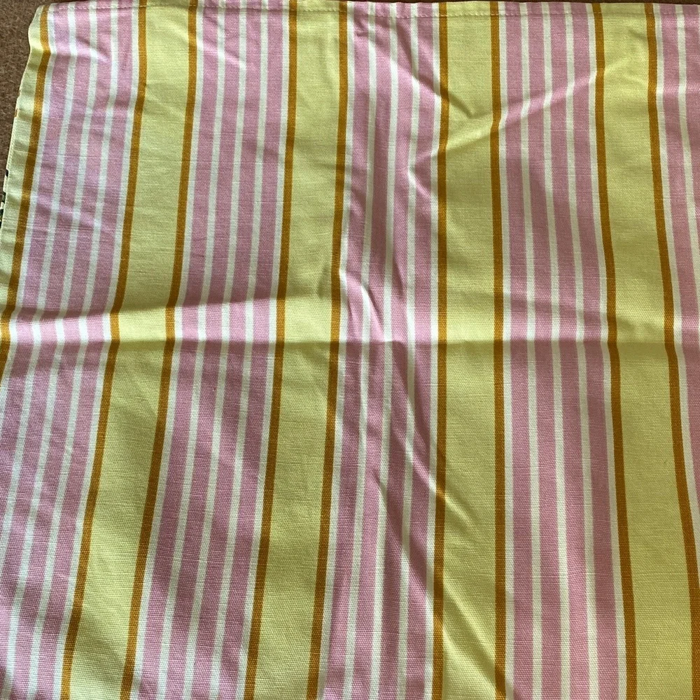IKEA SOMMAR Green and Yellow Palm Tree Accent Pillow Covers, Set of Two